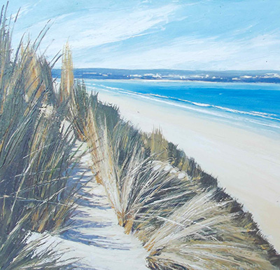 Painting by Caroline Atkinson